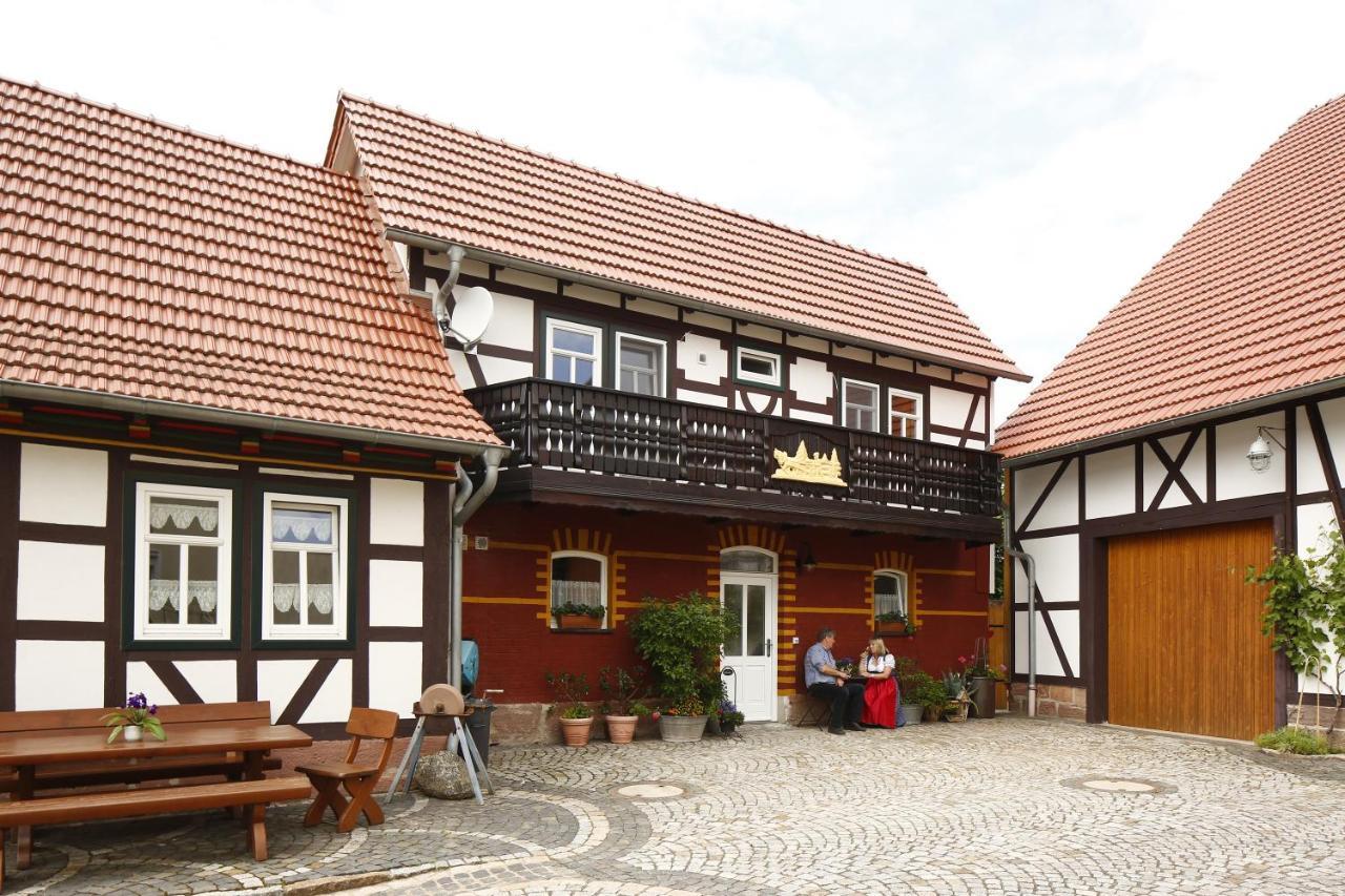 Landhotel Zur Gruenen Kutte Bernshausen Exteriör bild